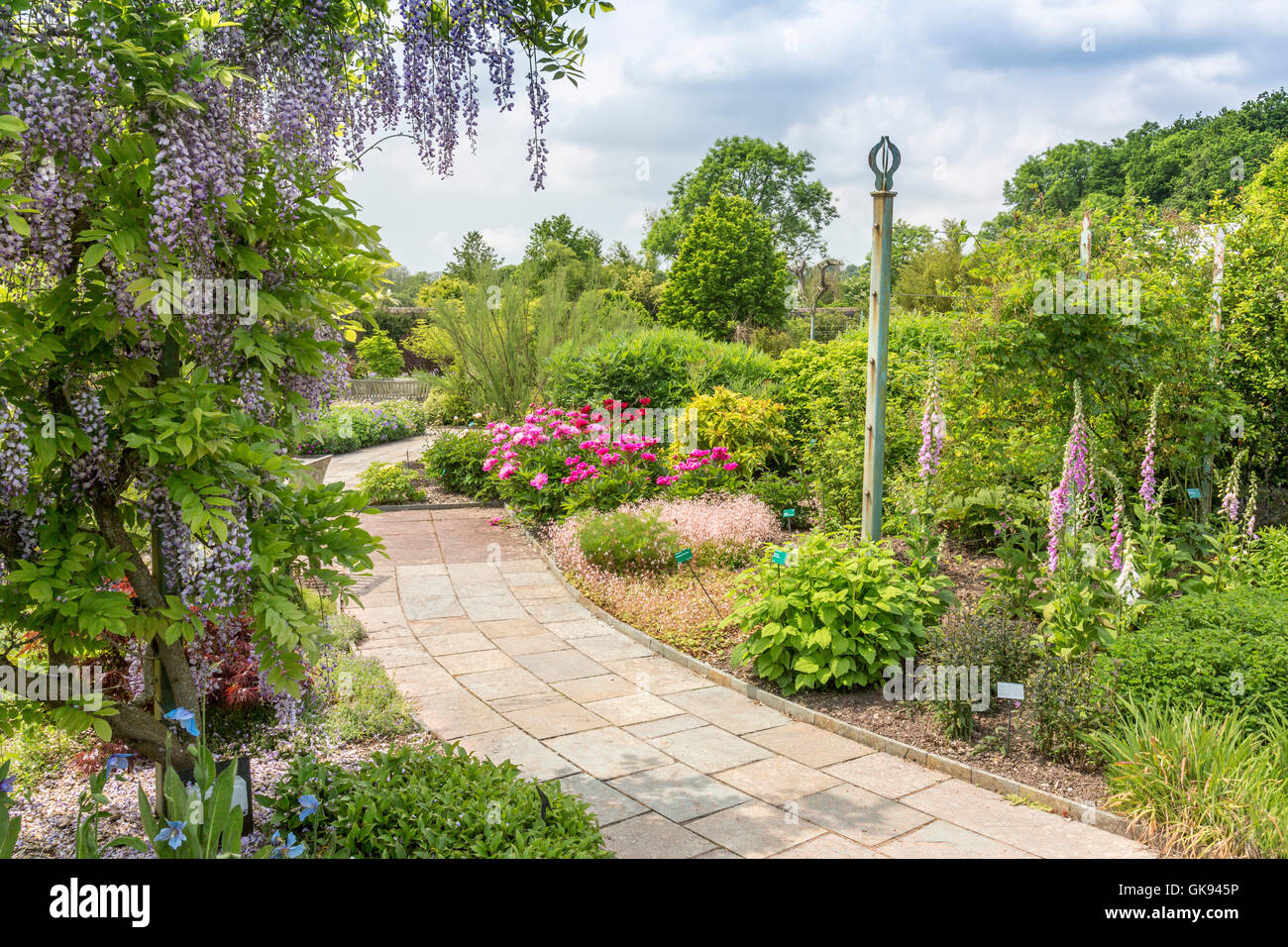 Inside the Walled Garden at the National Botanical Garden of Wales