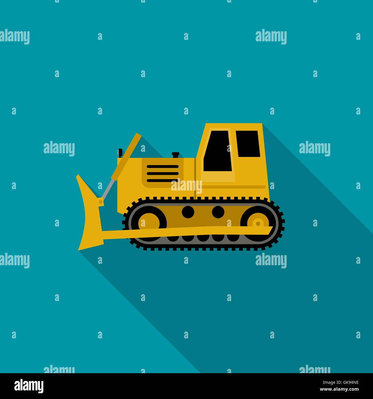 Bull Dozer Stock Vector Images - Alamy