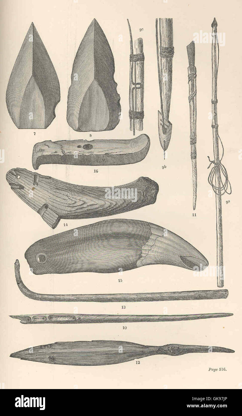 This catalog features a detailed account of Eskimo tools, including