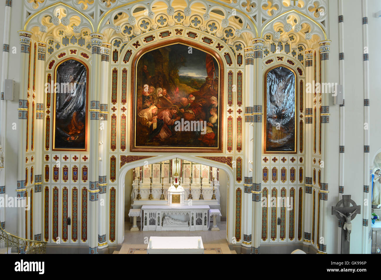 Interior of Saint Malachy's R C Church, Alfred Street,Belfast Stock Photo