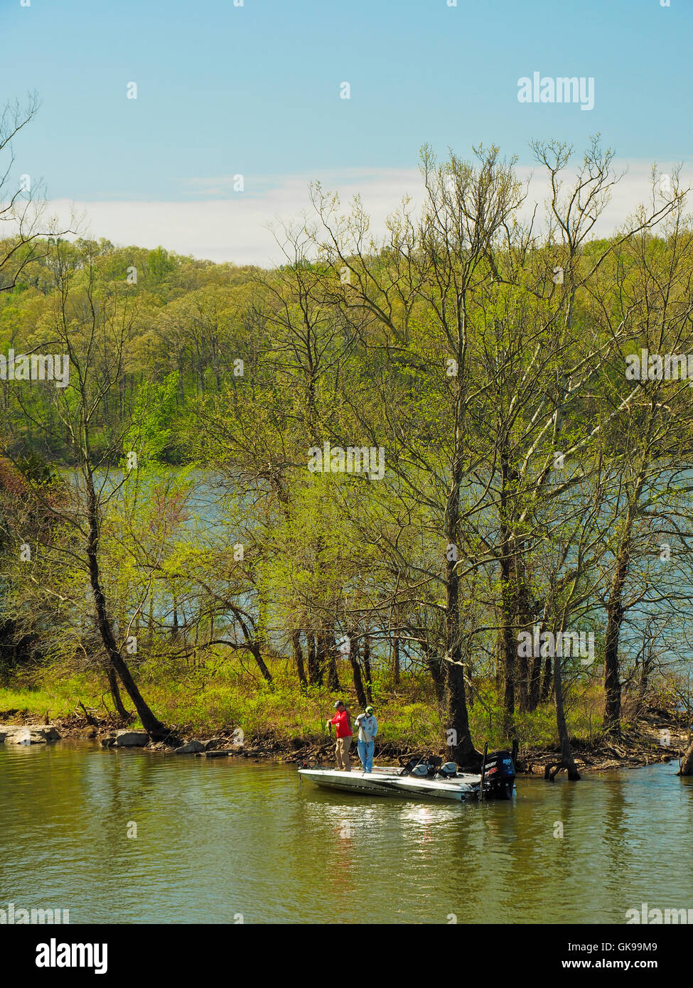 Fishing in Devils Elbow, Lake Barkley, Land Between The Lakes National