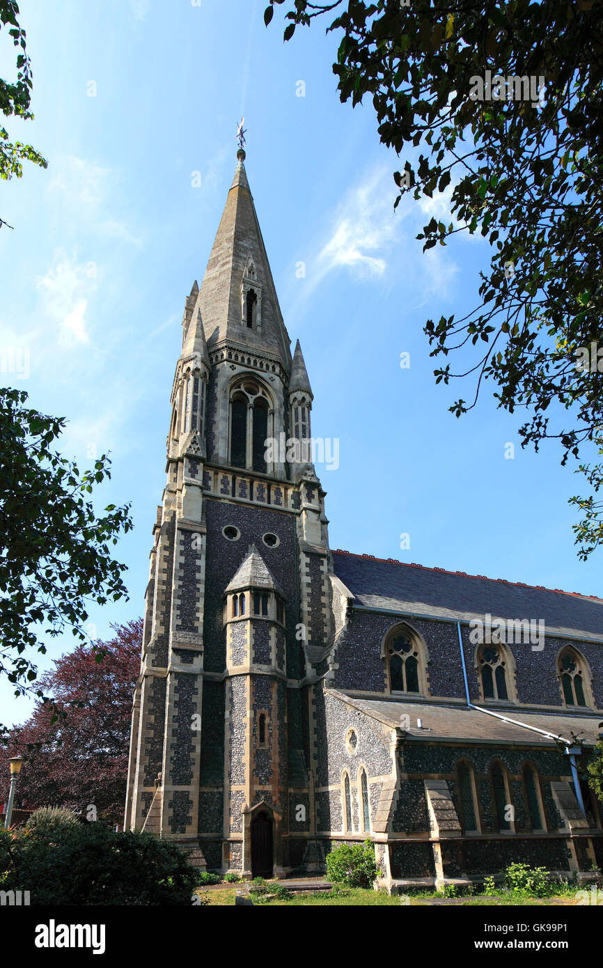 St Andrews parish church, Hertford town, Hertfordshire County, England, UK Stock Photo