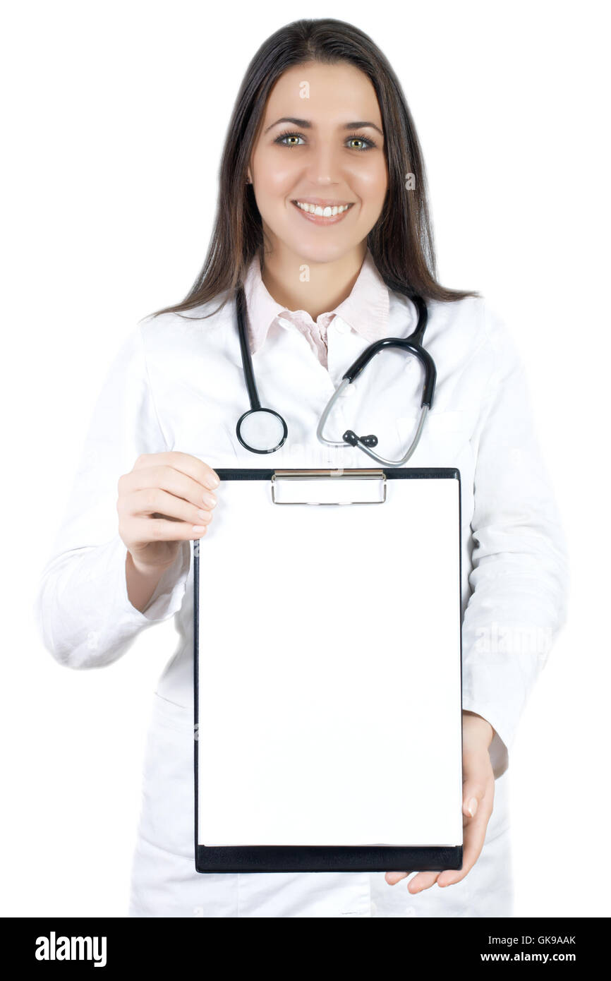 Happy female medic showing hi-res stock photography and images - Alamy