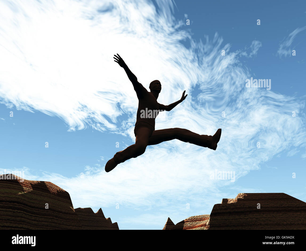 Freedom concept young sporty hi-res stock photography and images - Alamy