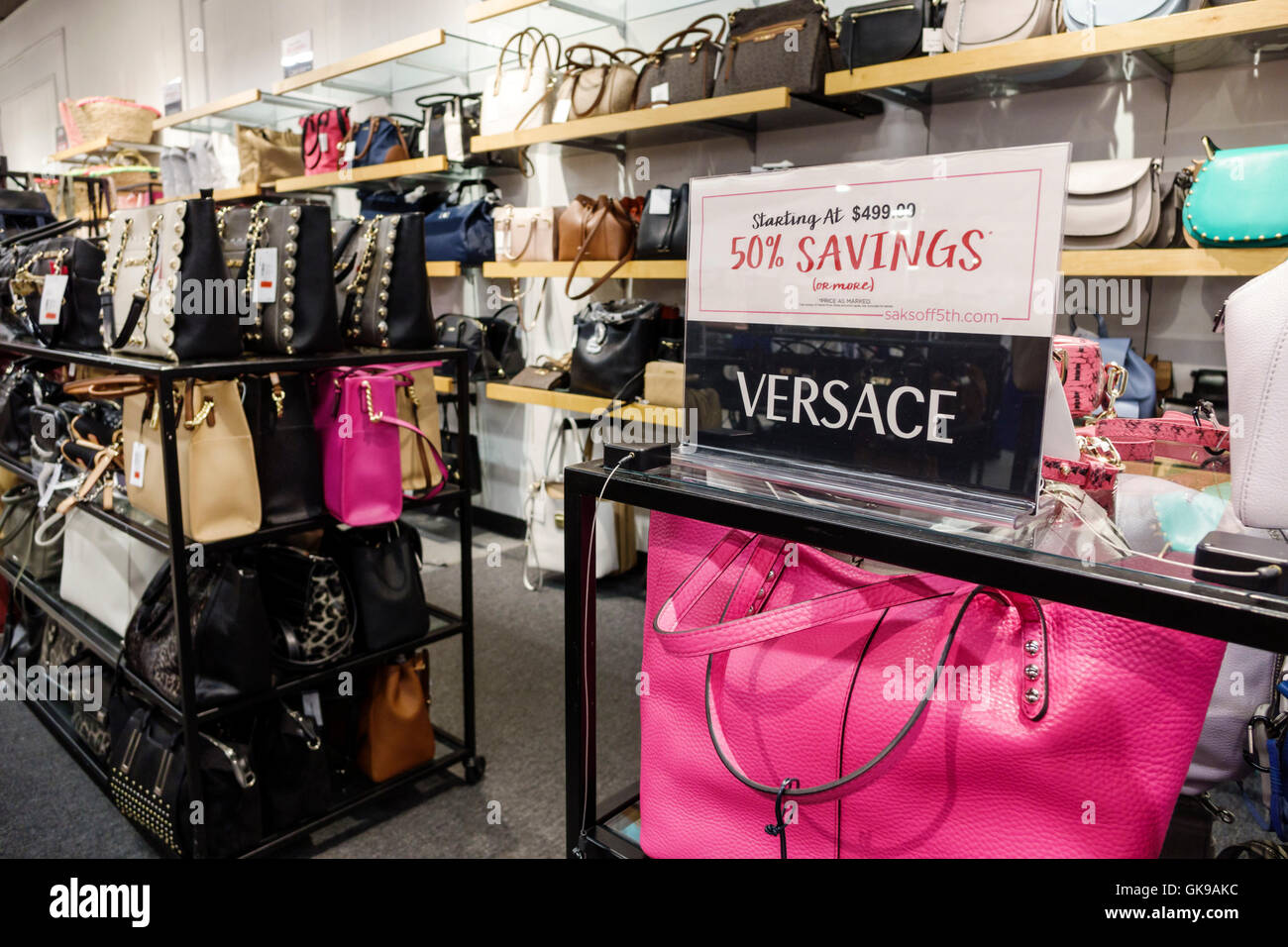 Versace outlet hi-res stock photography and images - Alamy