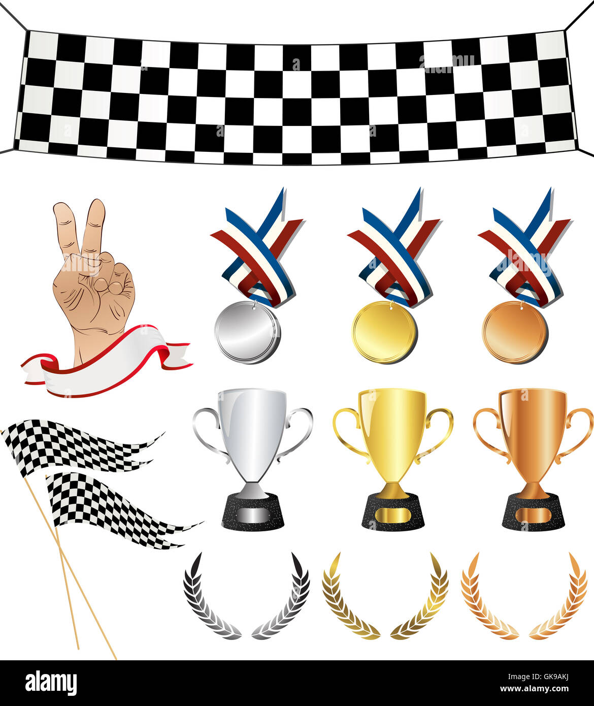 Flag winner hi-res stock photography and images - Alamy