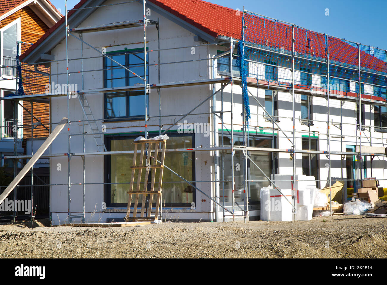 building construction in germany Stock Photo - Alamy