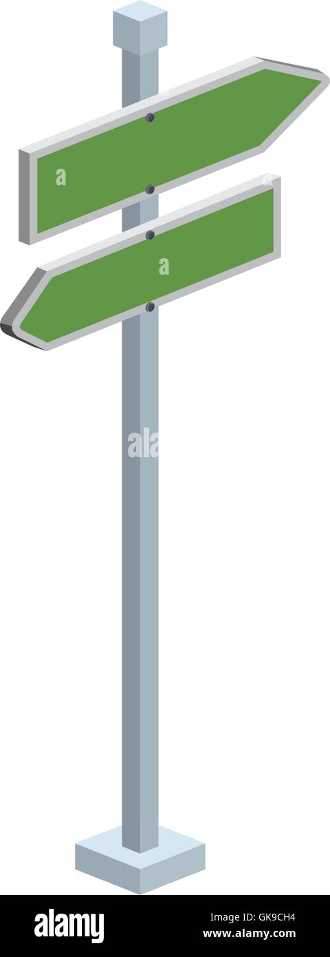 traffic signal with arrow isometric icon Stock Vector Image & Art - Alamy