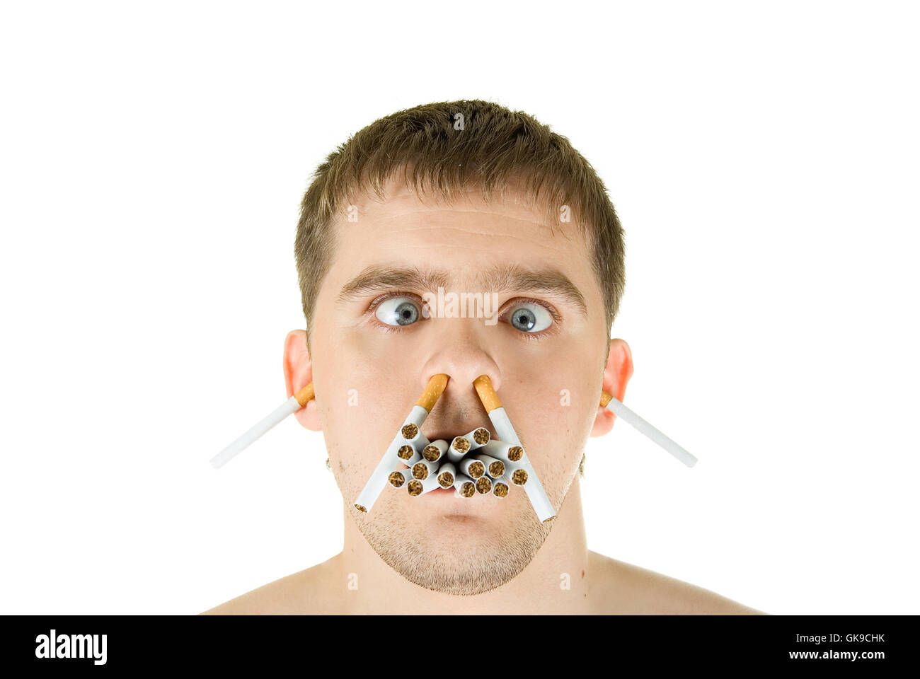 guy cigarette cigar Stock Photo - Alamy