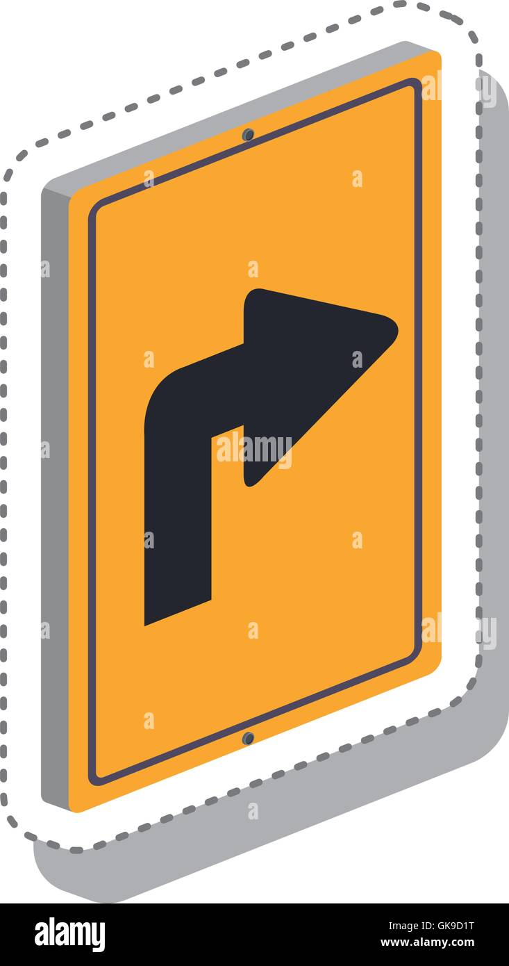 traffic signal with arrow isometric icon Stock Vector Image & Art - Alamy
