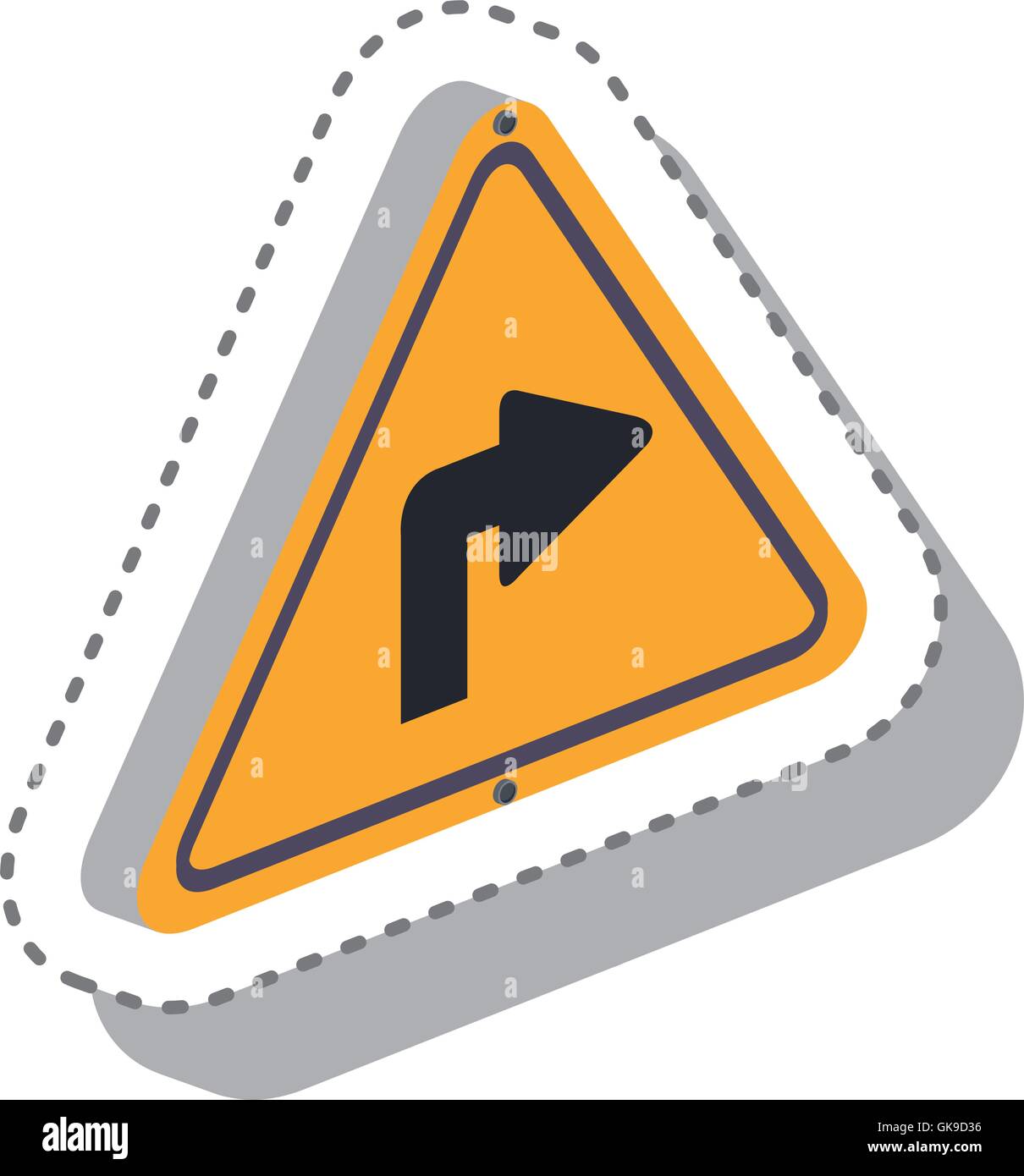 traffic signal with arrow isometric icon Stock Vector Image & Art - Alamy
