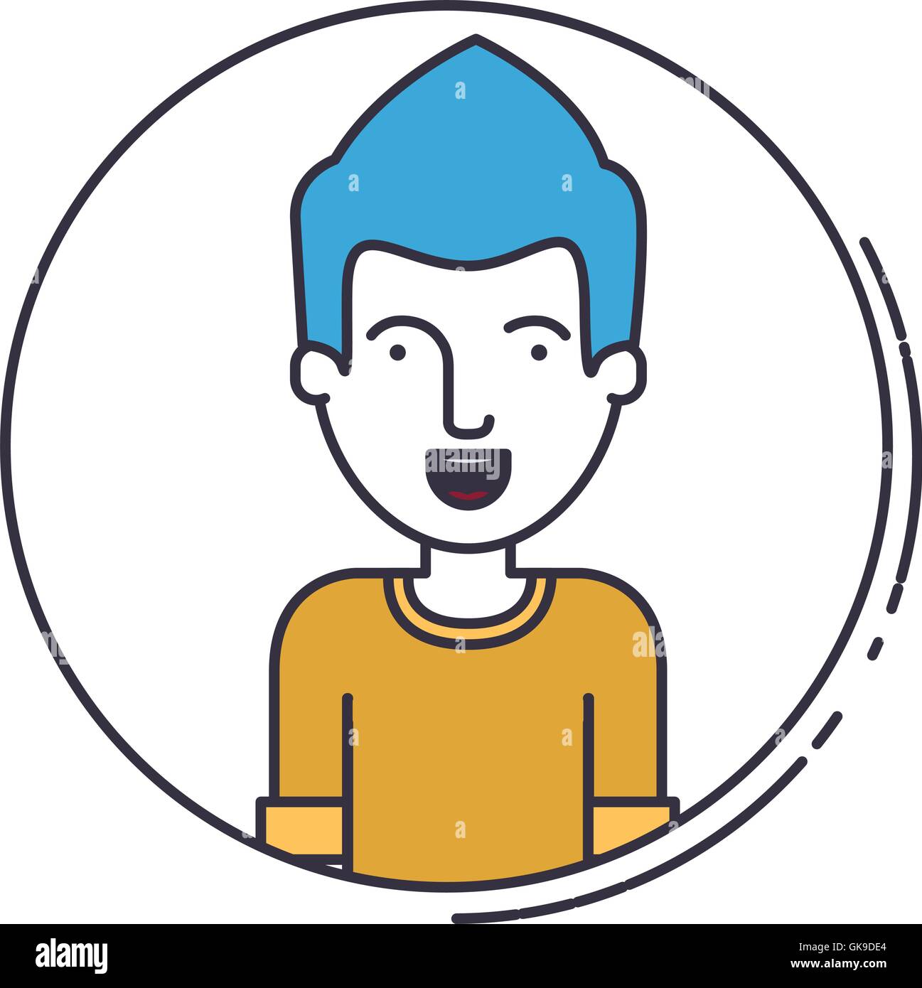 young man avatar isolated icon Stock Vector Image & Art - Alamy