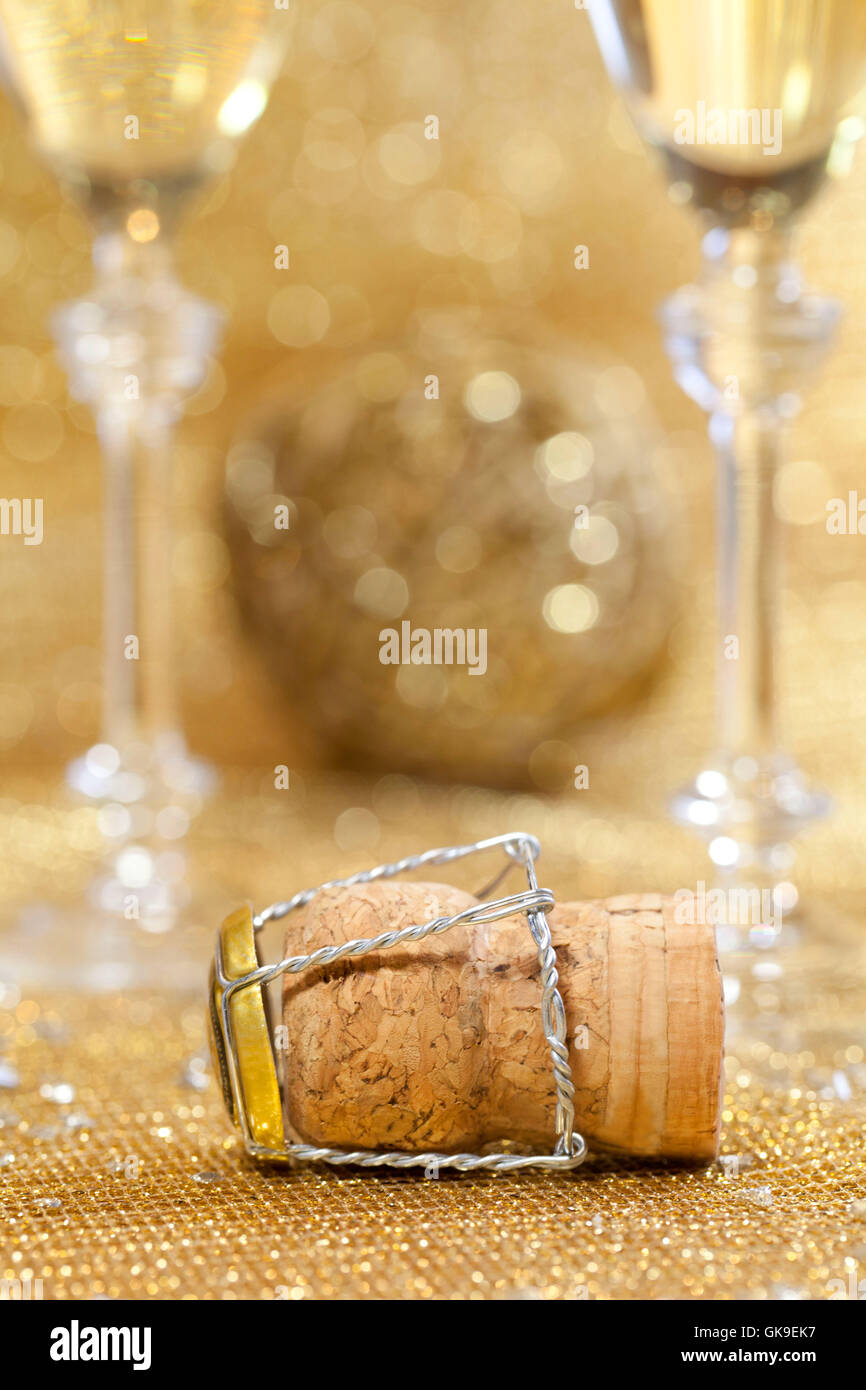 champagne corks Stock Photo