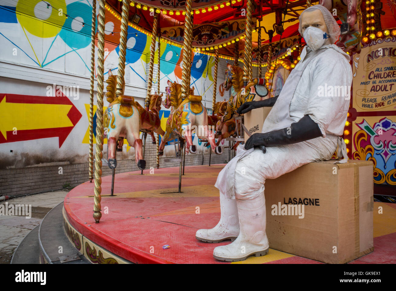 Banksy's Dismaland exhibition in Weston super Mare Stock Photo Alamy