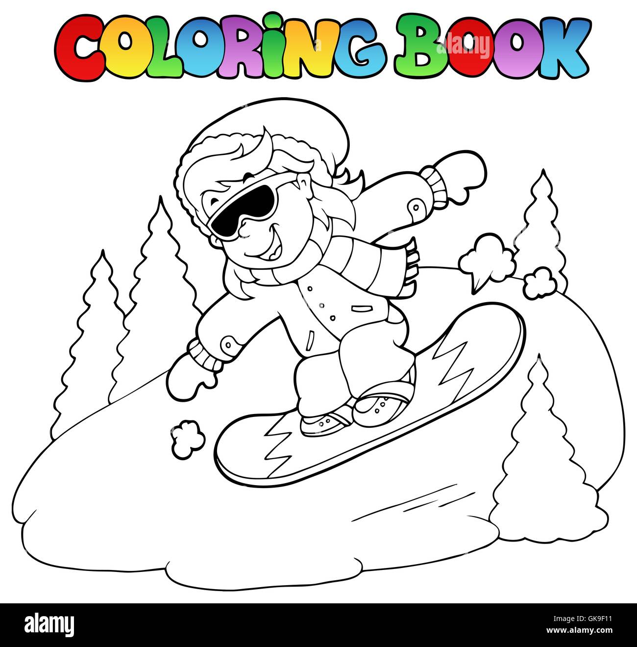 colour winter paint Stock Photo Alamy