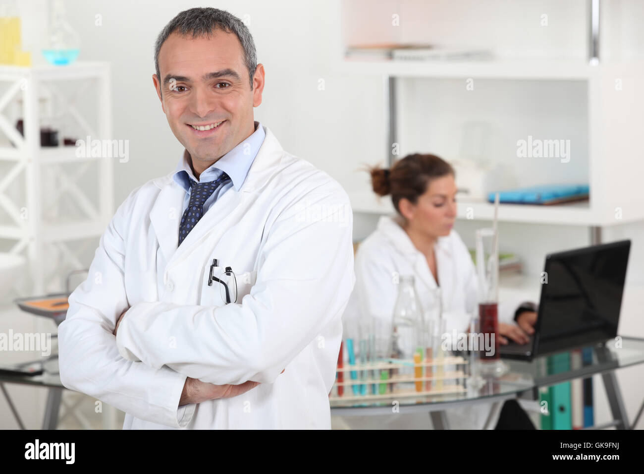 blood busy collar Stock Photo