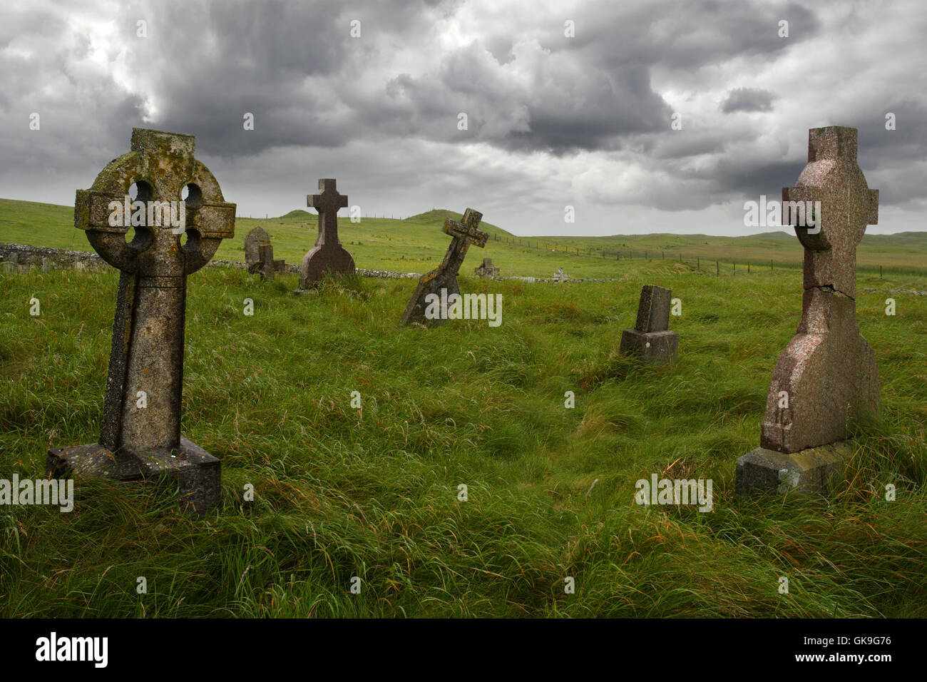 death cemetery gravestone Stock Photo