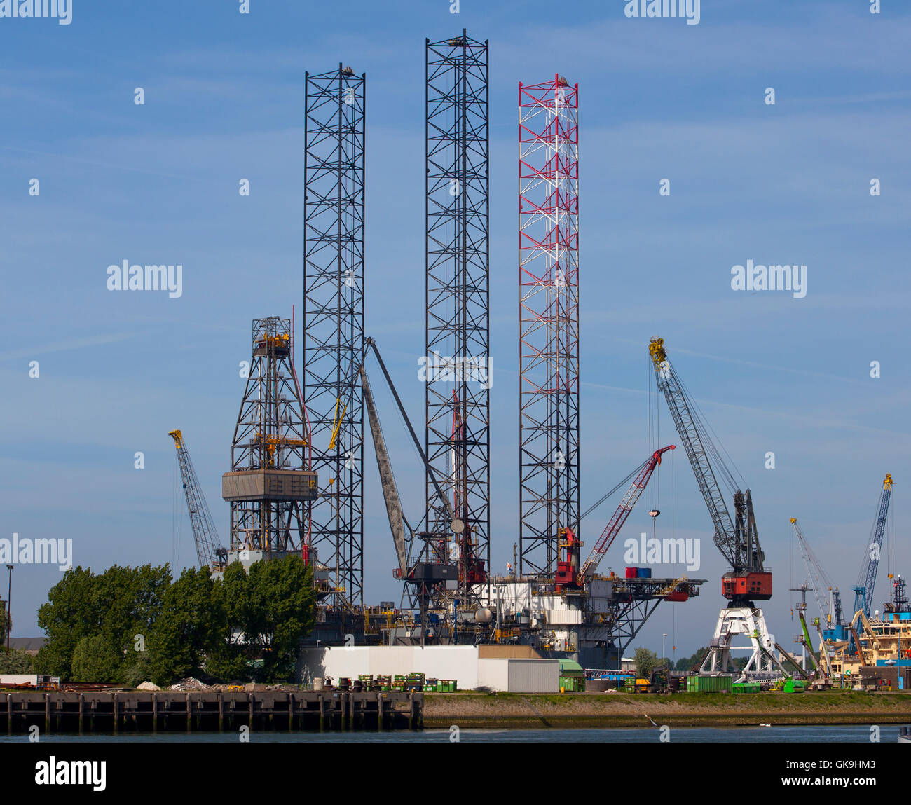 tower industry industrial Stock Photo Alamy