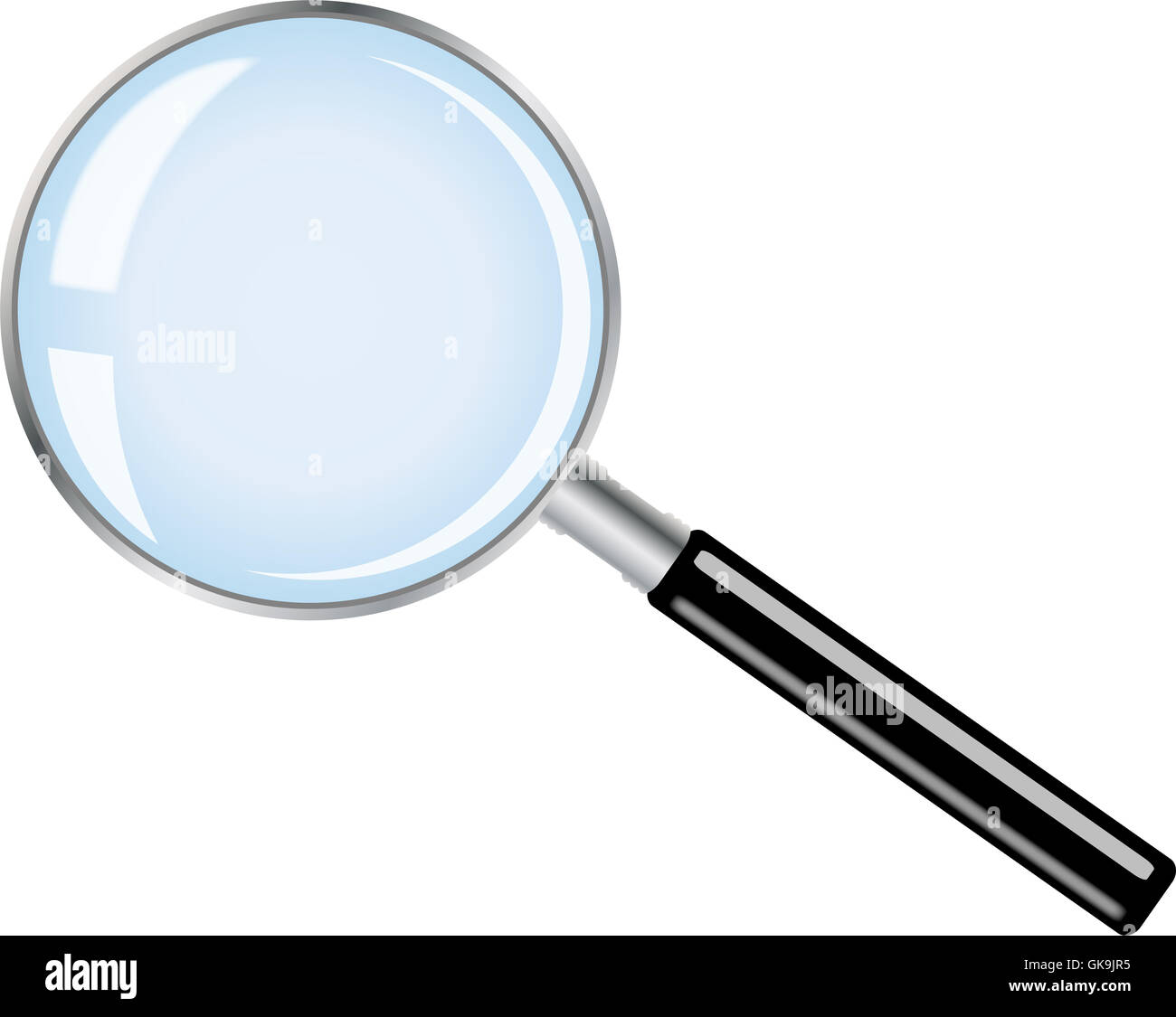 magnifying glass Stock Photo