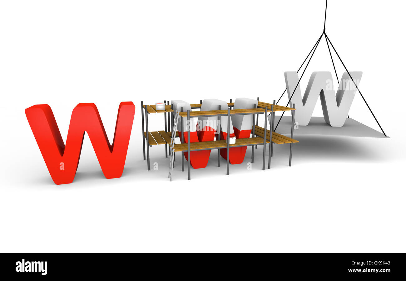 website internet www Stock Photo