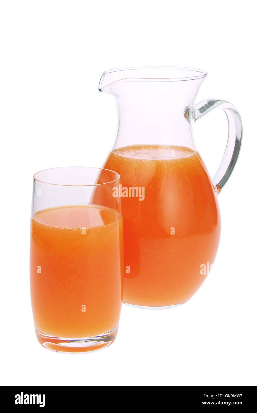 grapefruit juice - juice from grapefruit 01 Stock Photo