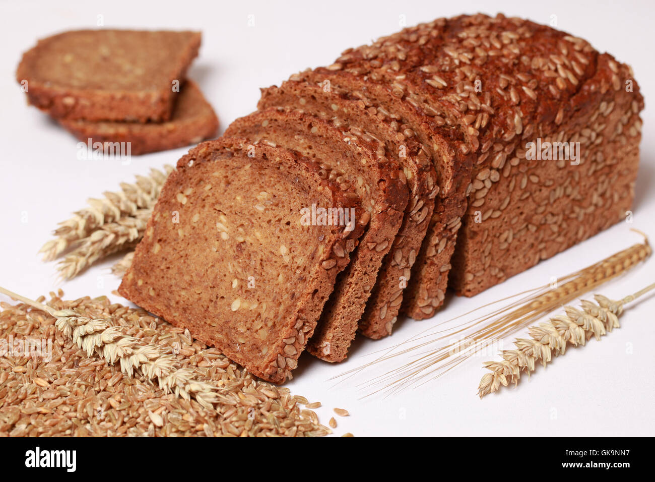 multigrain bread Stock Photo