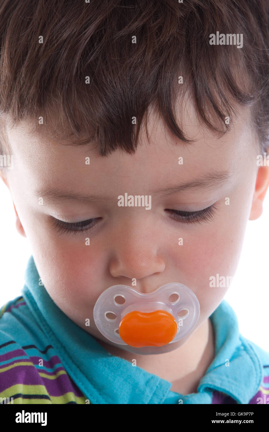 kid delighted unambitious Stock Photo