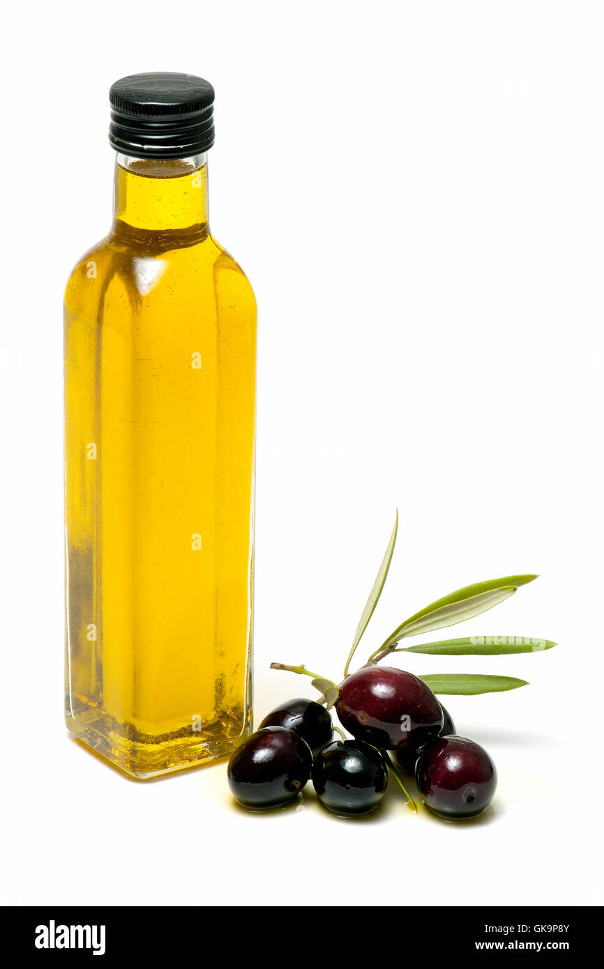 lifestyle diet olive oil Stock Photo