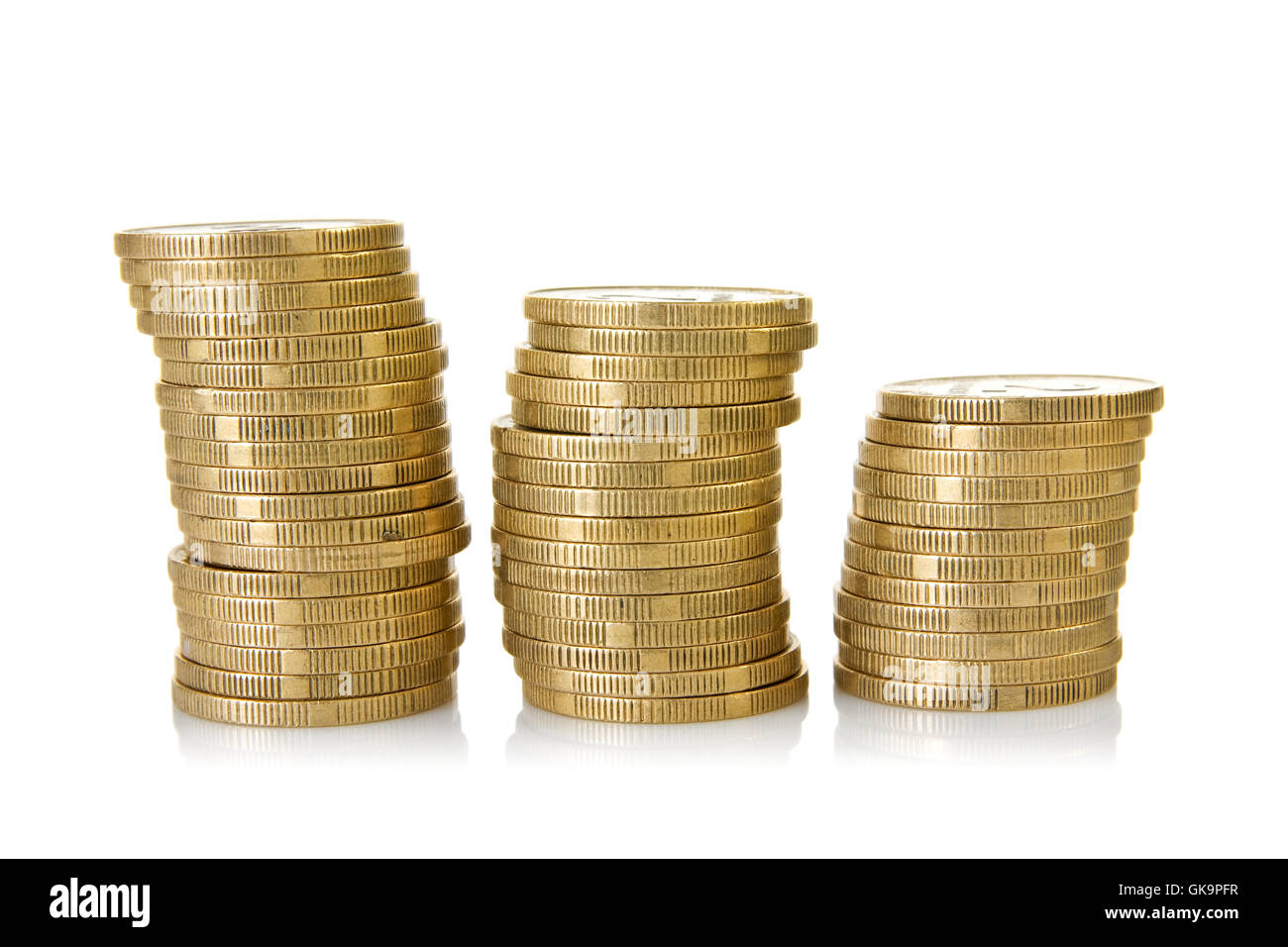 currency coin golden Stock Photo