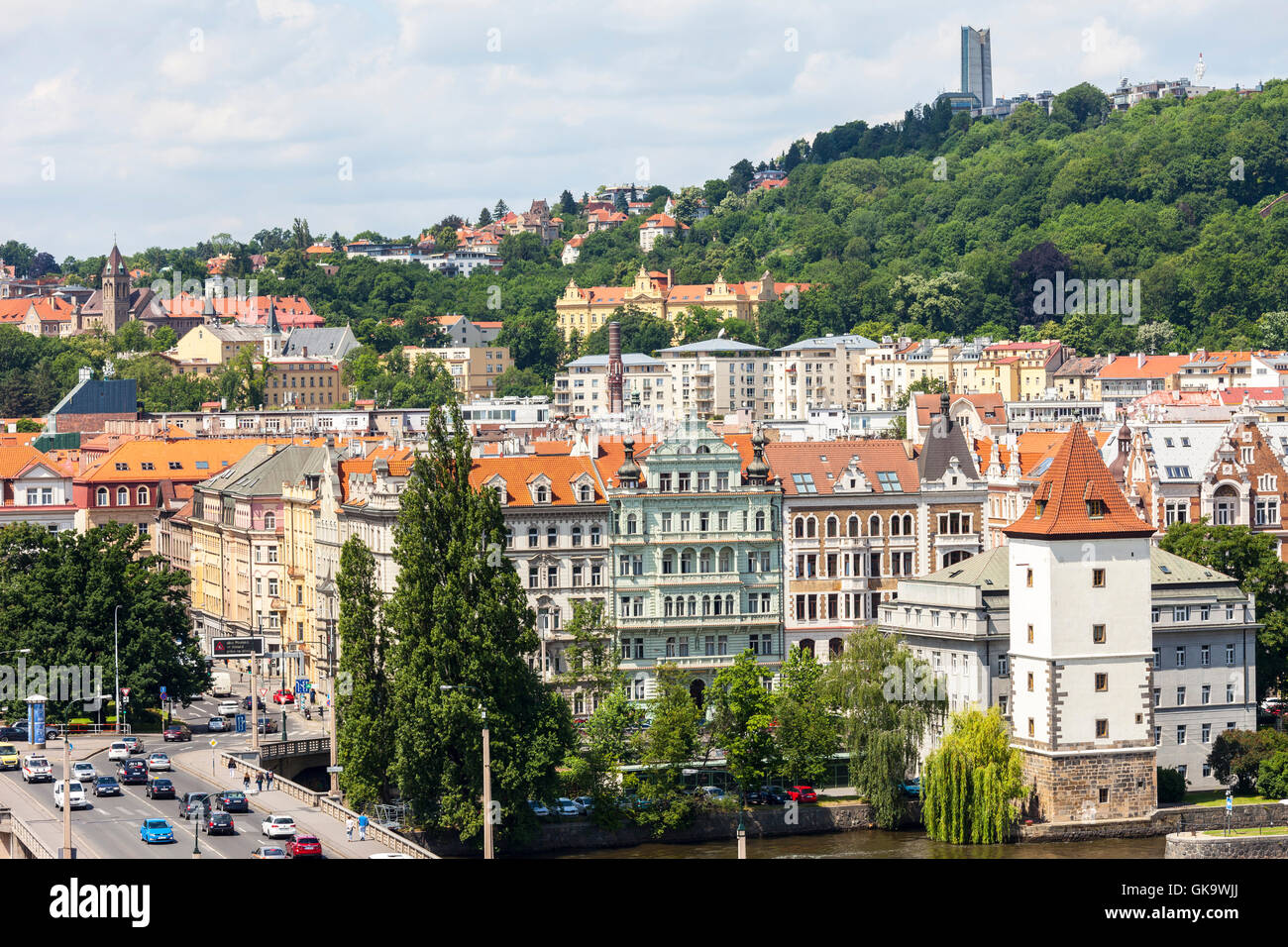 Aerial view of Prague Stock Photo - Alamy