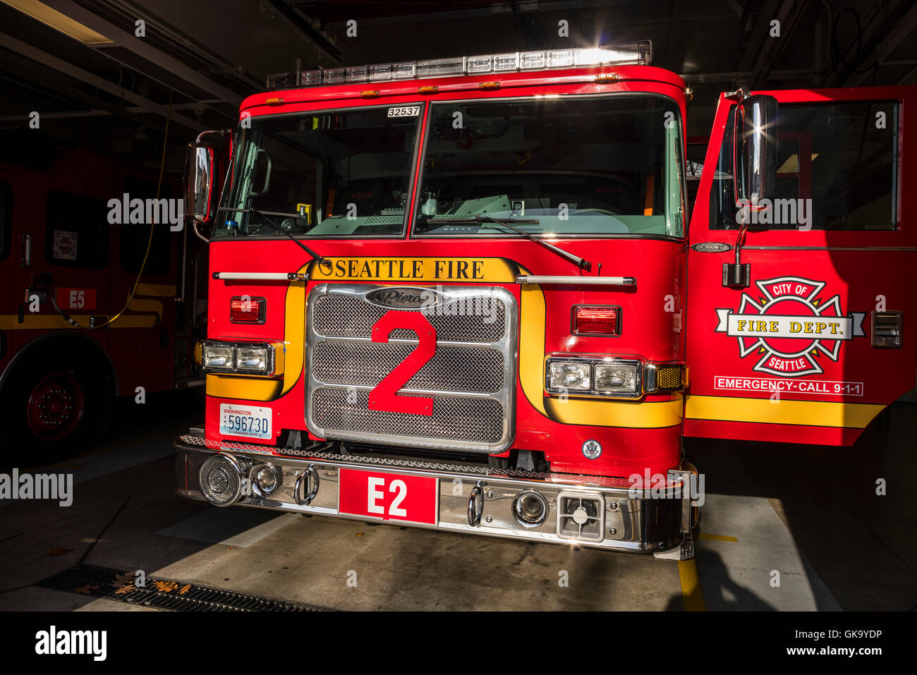 Seattle fire house hi-res stock photography and images - Alamy
