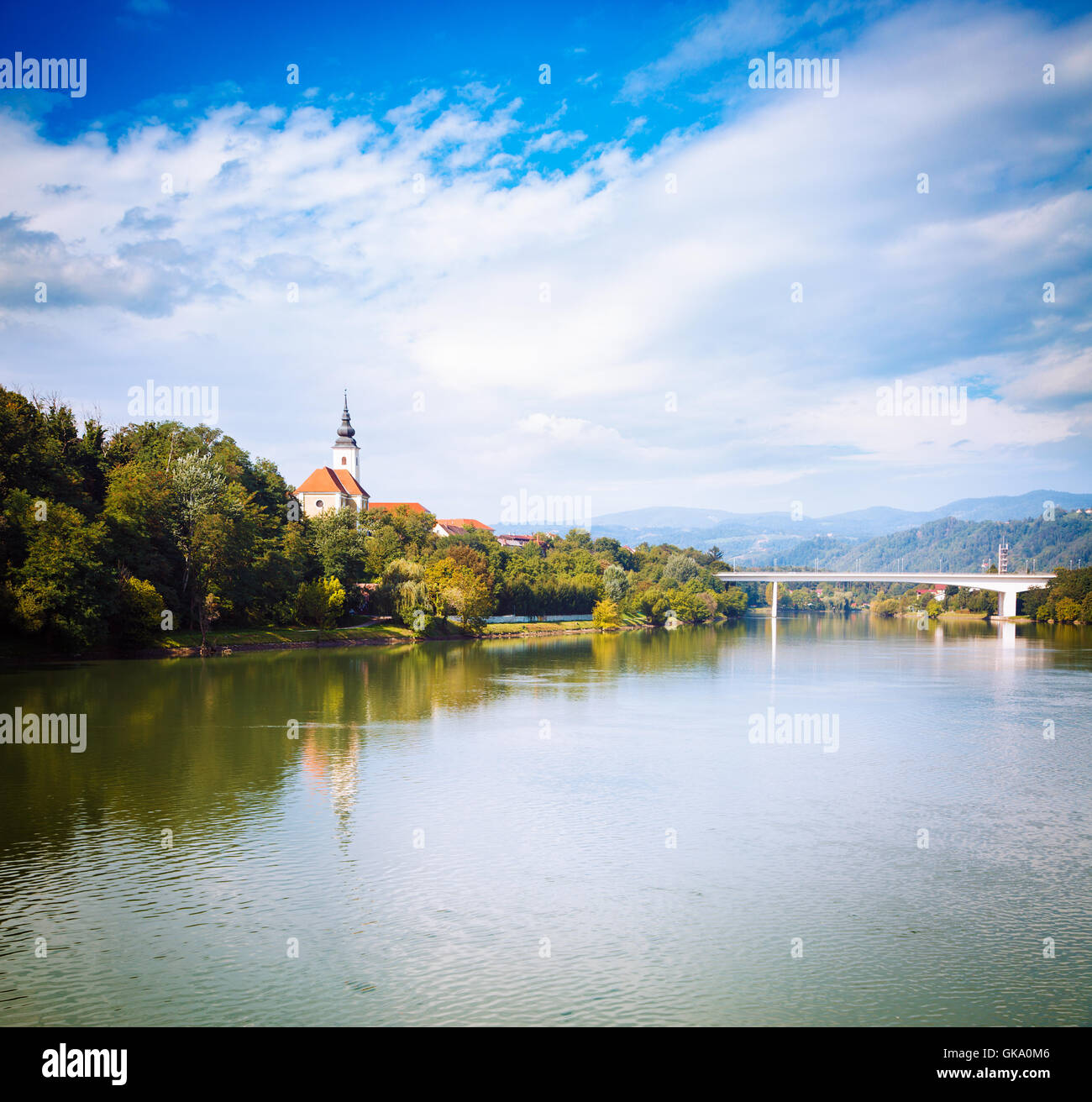 On river bank church hi-res stock photography and images - Alamy