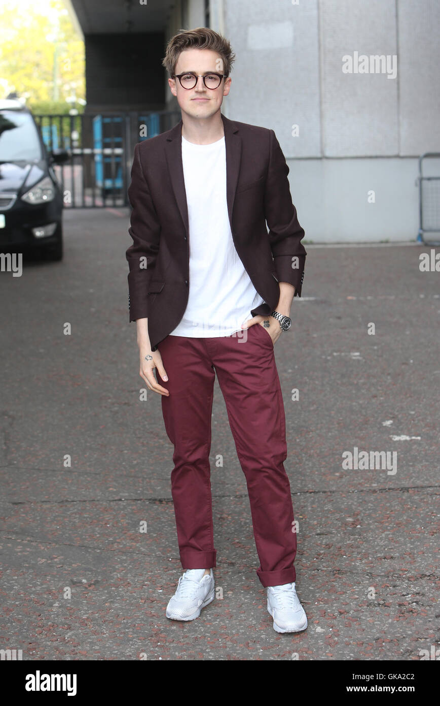 Tom Fletcher outside ITV Studios Featuring: Tom Fletcher Where: London