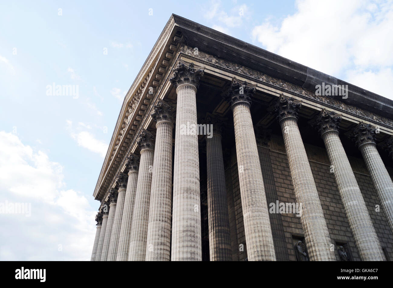 La Madeleine church in Paris, France Stock Photo