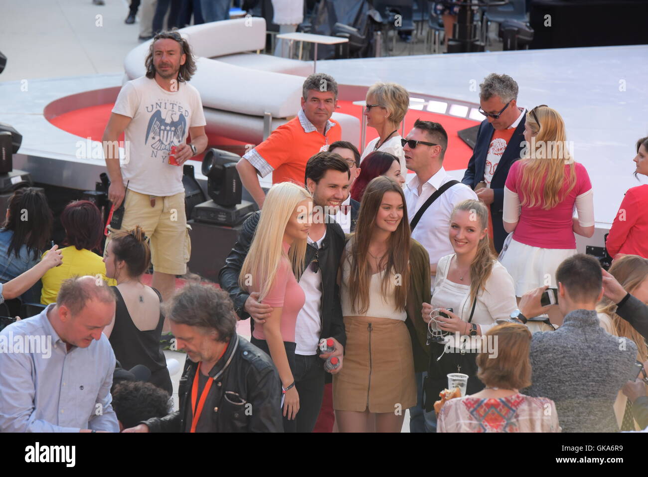 Finale of TV show "Germany's Next Topmodel" at Coliseo Balear
