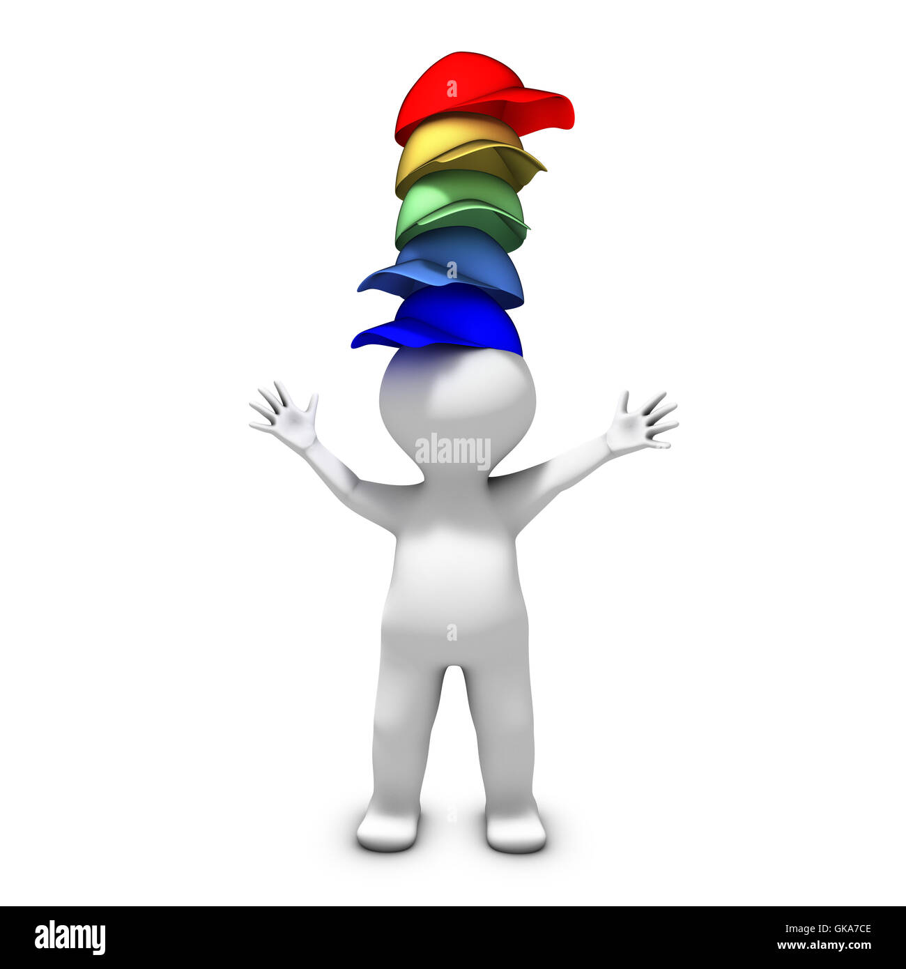 hat hats figurative Stock Photo