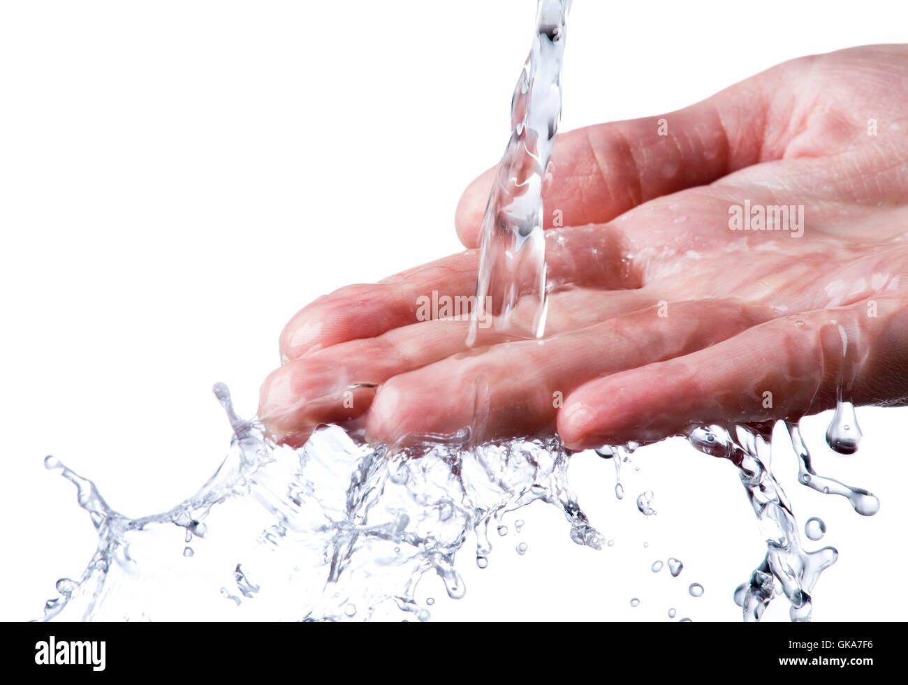 hand wash wet Stock Photo Alamy