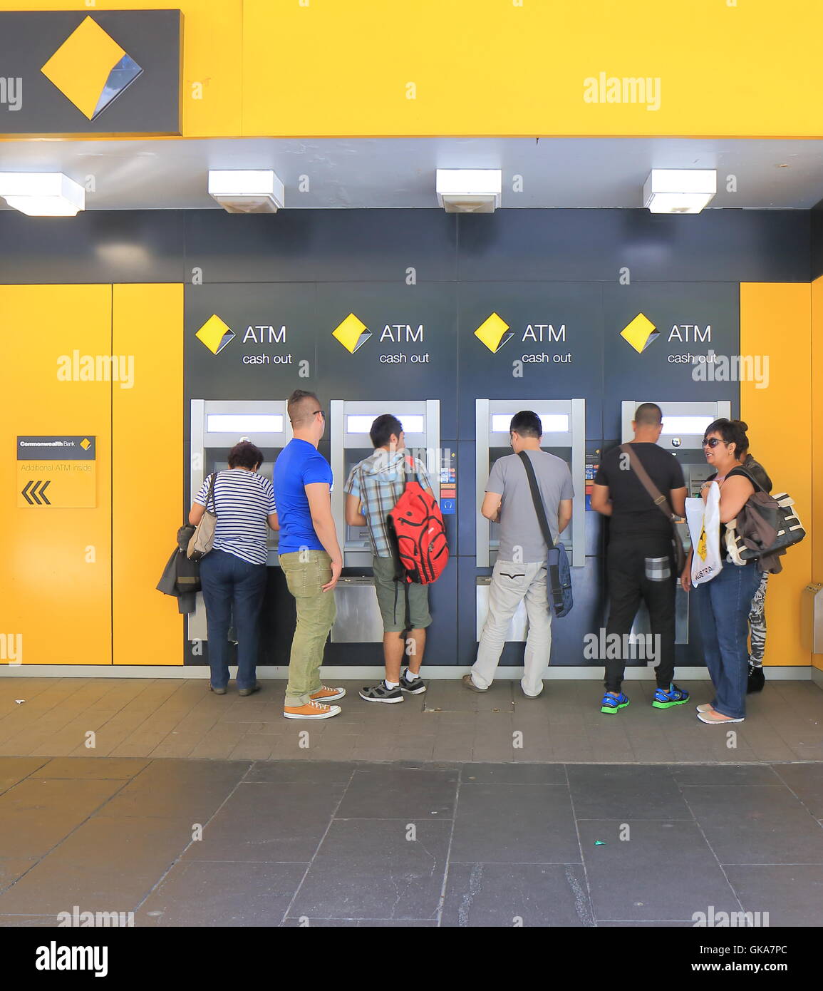 Commonwealth bank atm hires stock photography and images Alamy