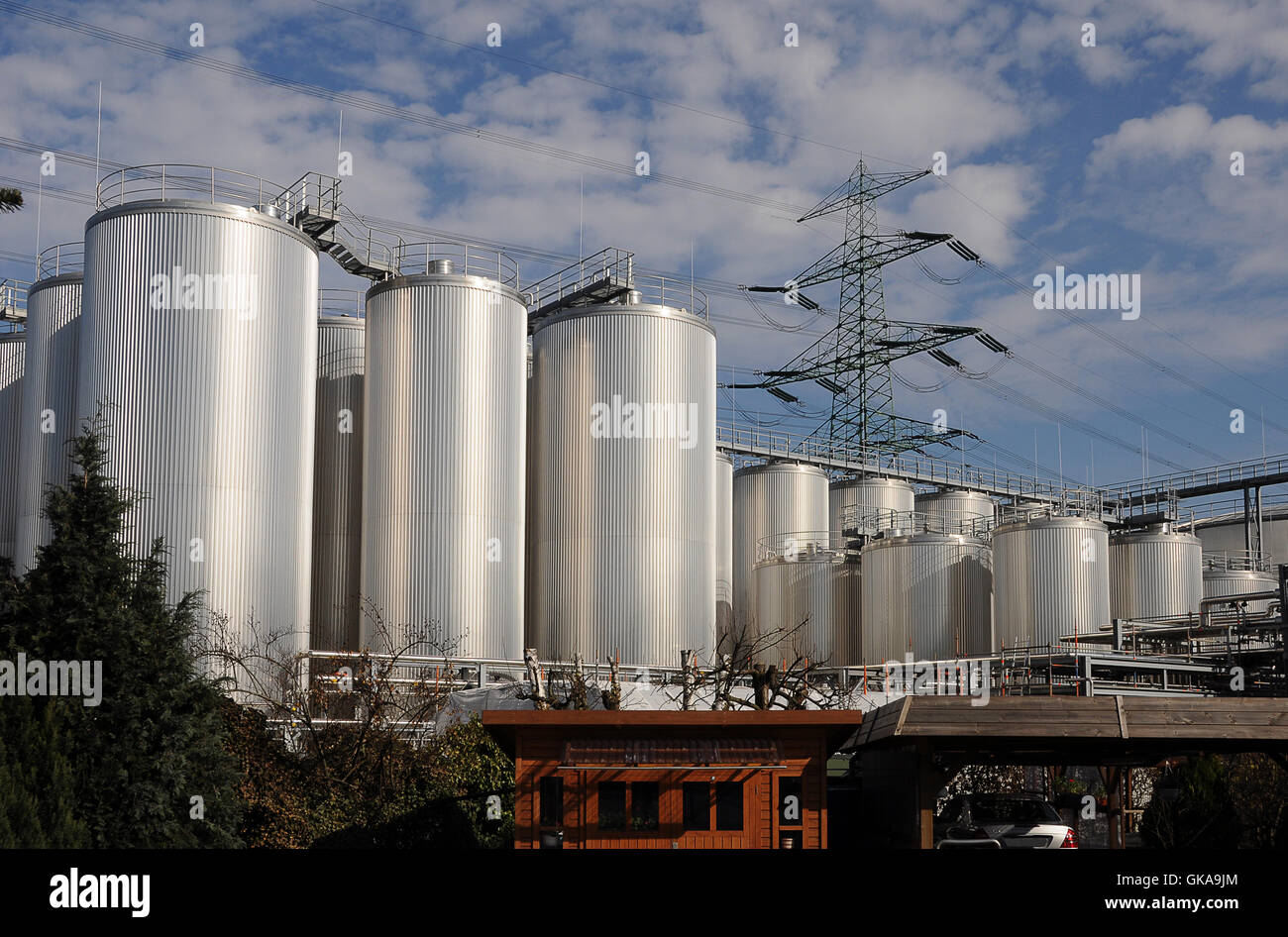 silos Stock Photo