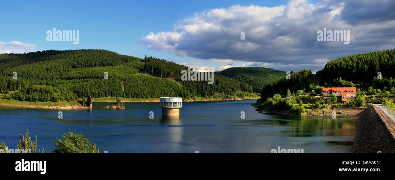 schmalwasser dam tambach-dietharz Stock Photo