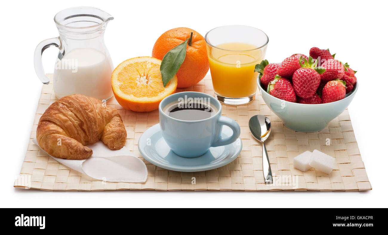 orange juice morning coffee Stock Photo Alamy