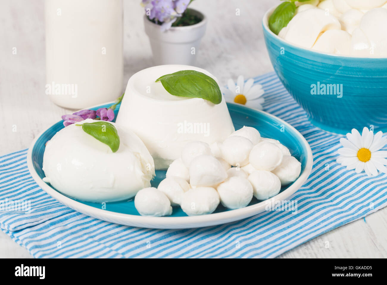 italian cheese dairy Stock Photo