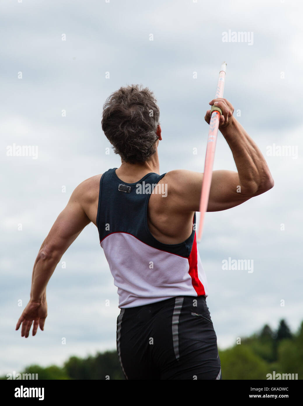 javelin thrower Stock Photo Alamy