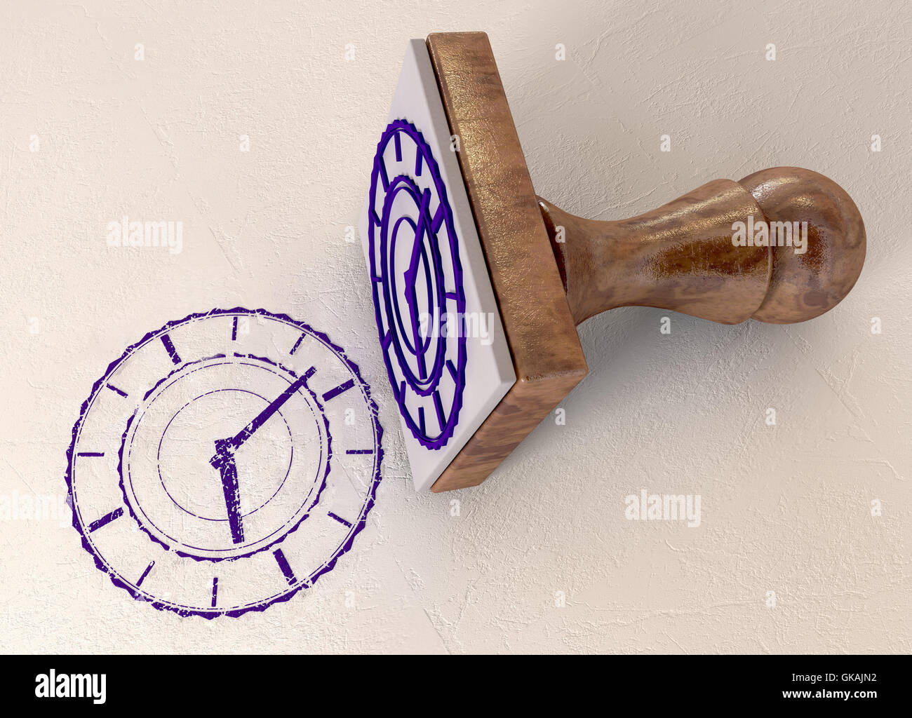 Time clock stamp hires stock photography and images Alamy