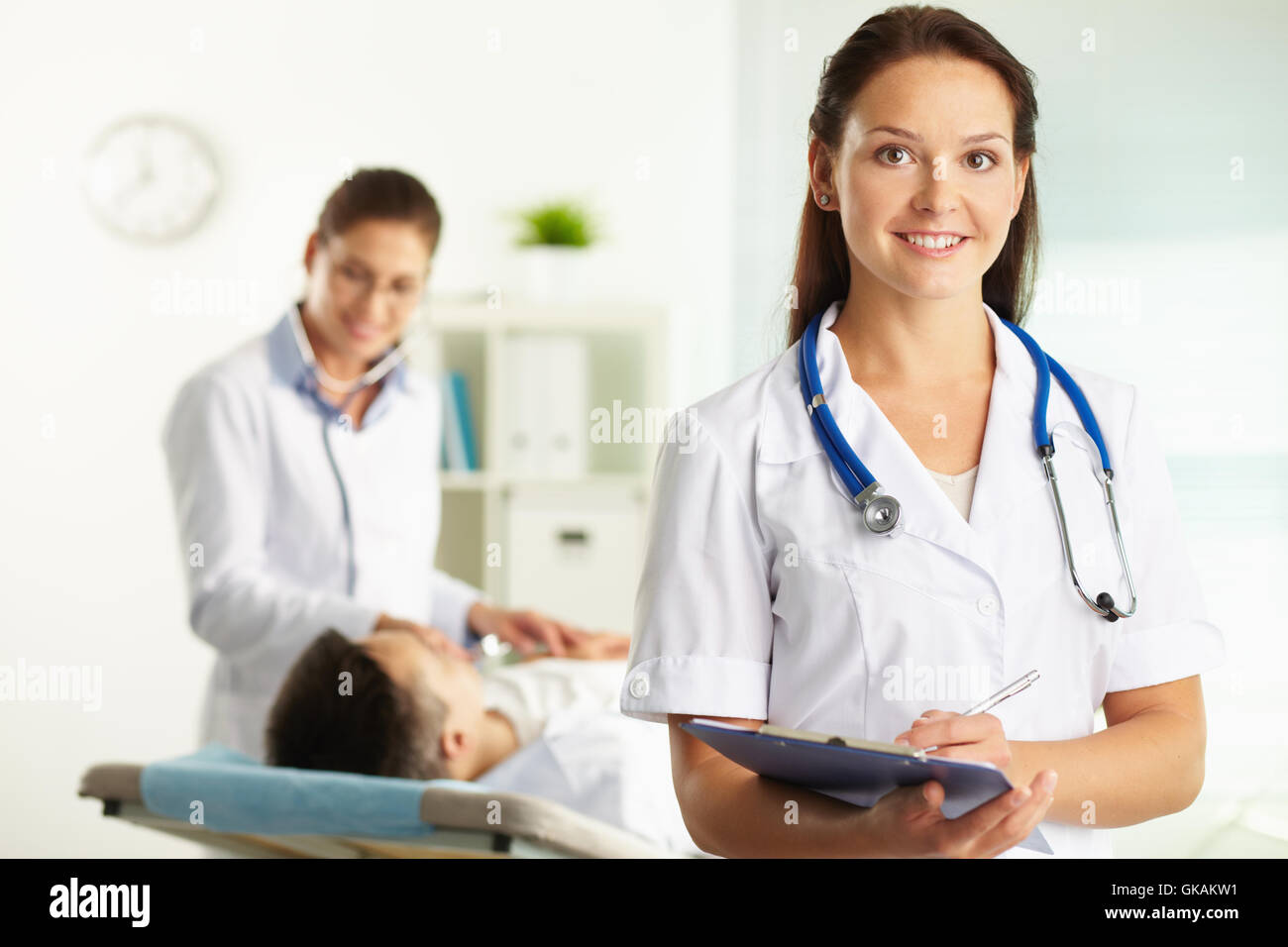 Portrait charming male doctor hi-res stock photography and images - Alamy
