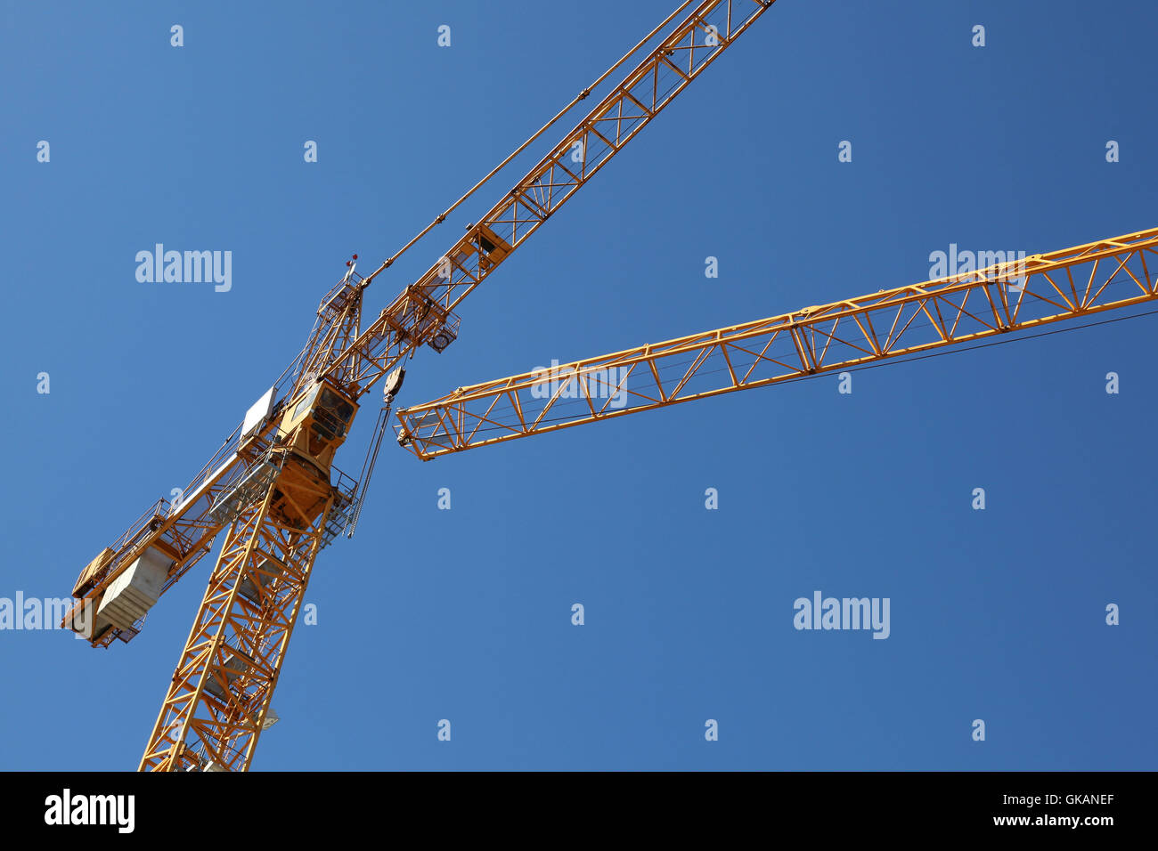 building industry building engineering building crane Stock Photo