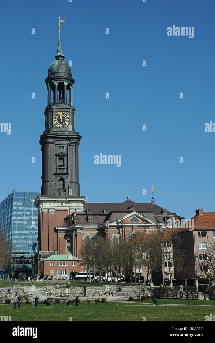 michel in hamburg Stock Photo - Alamy