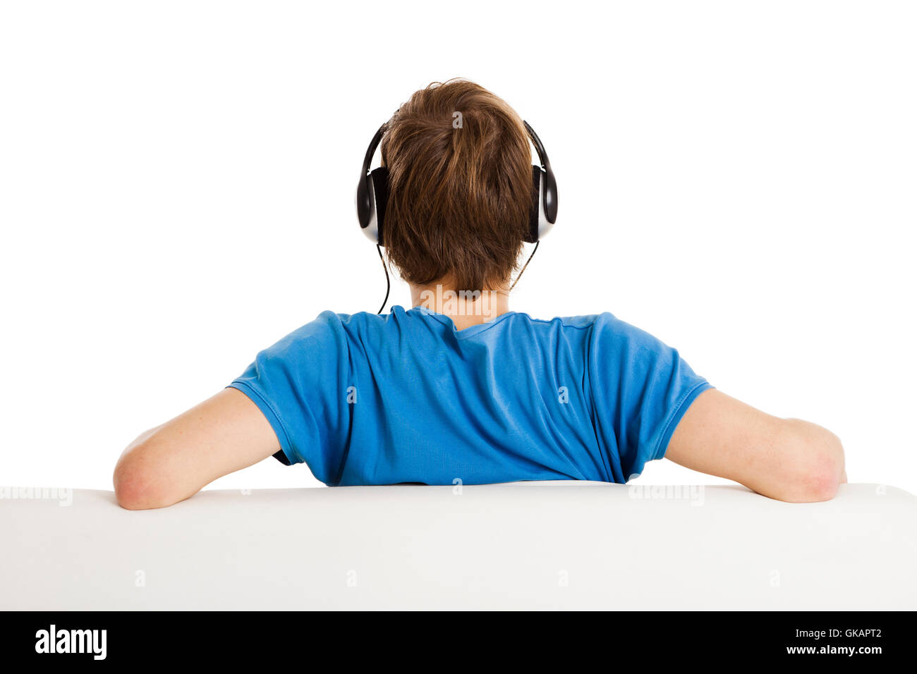 listen music couch Stock Photo Alamy