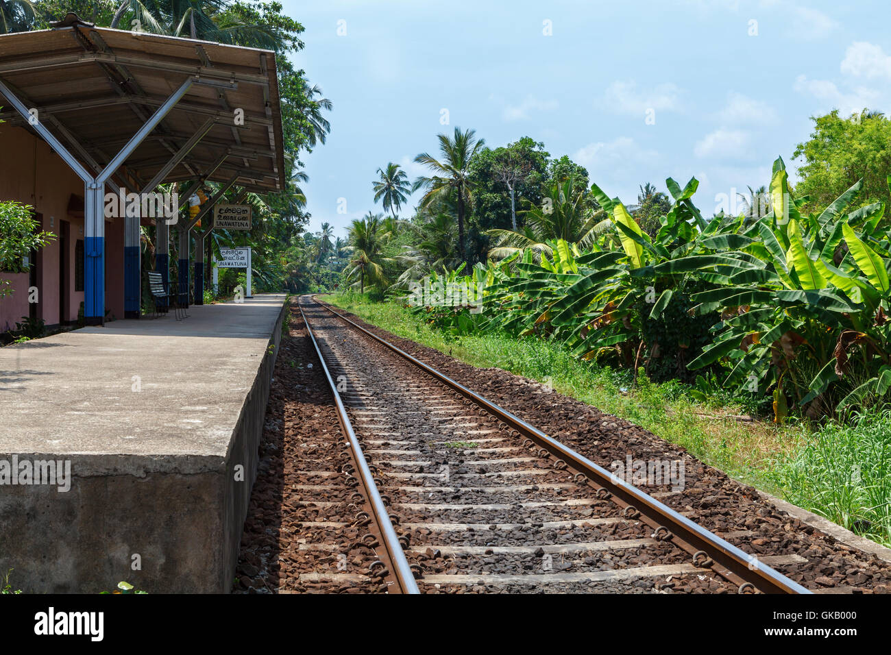 Railway station sri lanka hi-res stock photography and images - Alamy