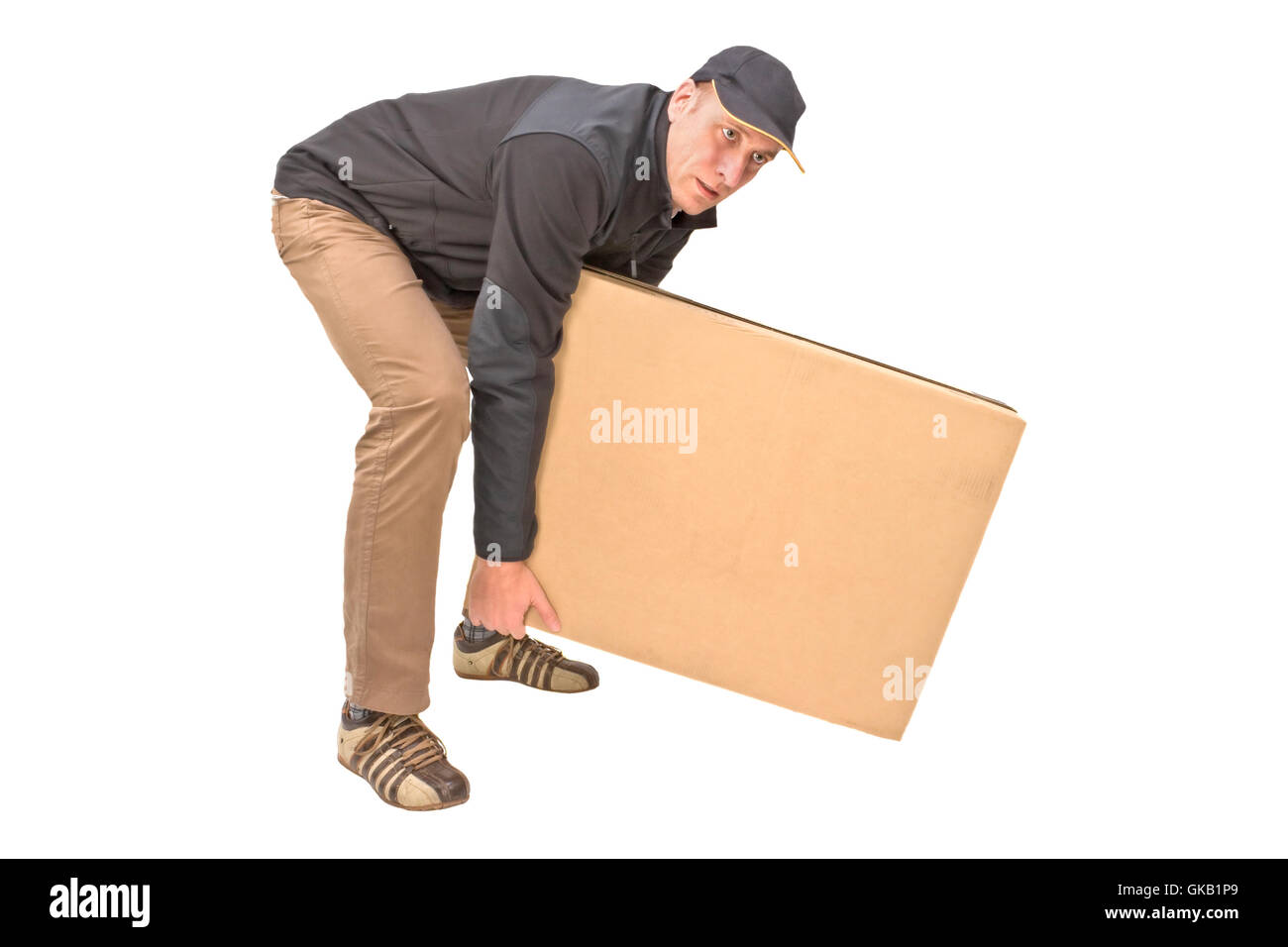 parcel delivery Stock Photo
